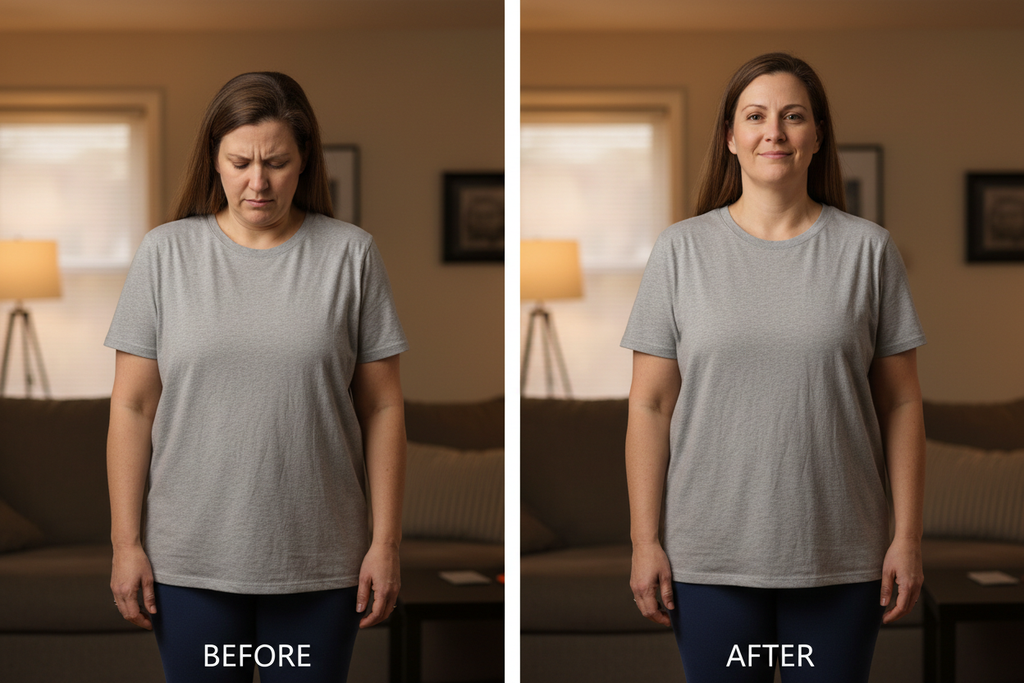 Before & After - Women Posture Home